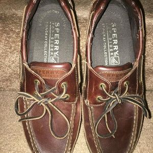 Mens leather sperry sz 9